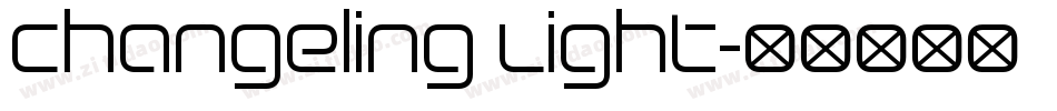 Changeling Light字体转换